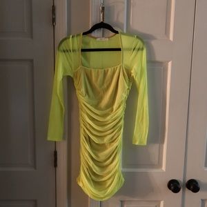 WINWIN Neon Mini Dress